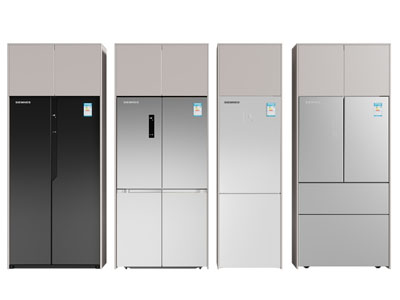 现代电冰箱3d模型 现代电冰箱