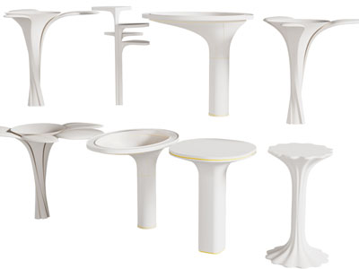 现代装饰柱子 景观柱子3d模型 现代装饰柱子 景观柱子