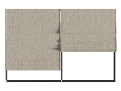 现代布帘 罗马帘 拉帘3d模型 现代布帘 罗马帘 拉帘