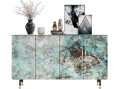 现代玄关柜 边柜 摆件3d模型 现代玄关柜 边柜 摆件