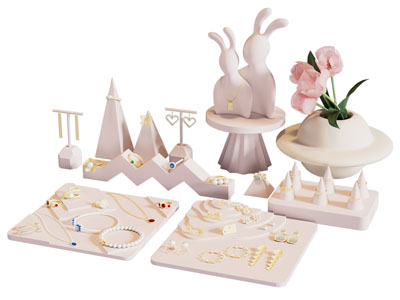 现代珠宝首饰展台 展架