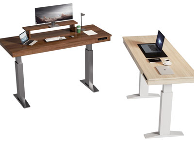 现代书桌 电脑3d模型 现代书桌 电脑