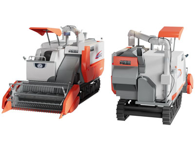 现代收割机 工程农机车