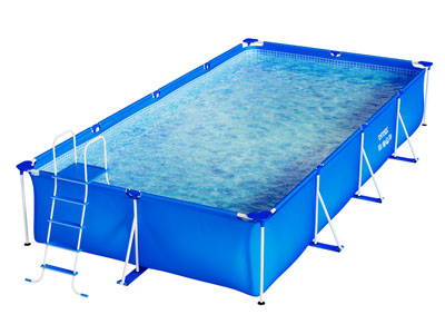 现代庭院可收纳游泳池 活动泳池3d模型 现代庭院可收纳游泳池 活动泳池