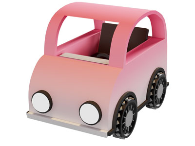 现代卡通玩具车 卡通车