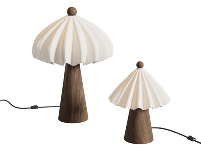 现代中古风台灯