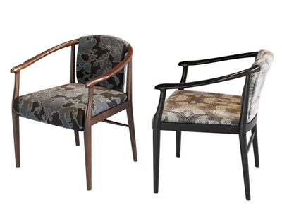 新中式扶手椅子 休闲椅子