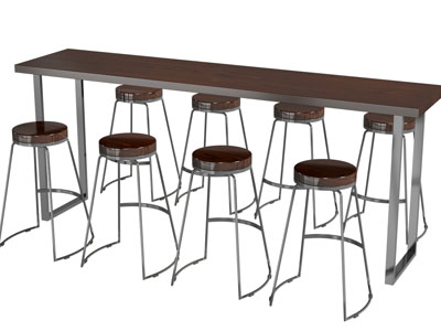 工业风loft吧台吧椅