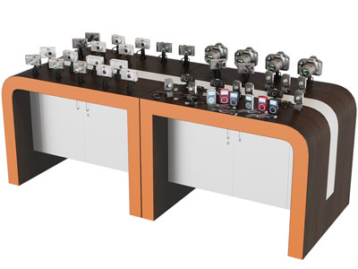 现代手机 数码相机展桌 展台 展柜3d模型 现代手机 数码相机展桌 展台 展柜