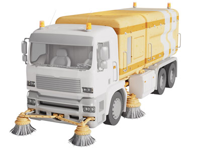 现代清扫车 道路扫地车