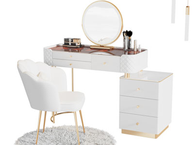 现代轻奢化妆 梳妆台