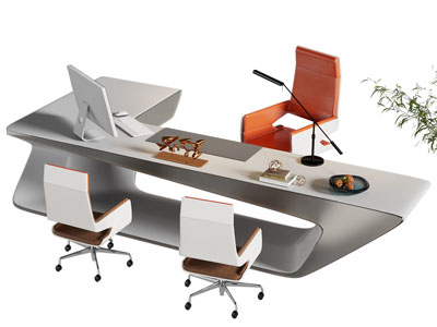 现代老板台 老板桌椅组合