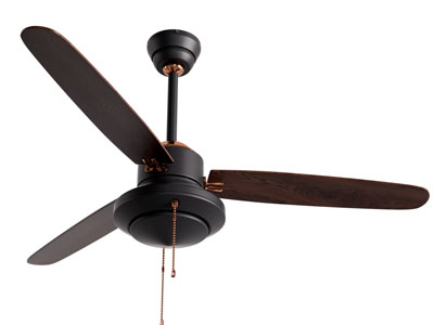 法式三叶吊扇3d模型 法式三叶吊扇