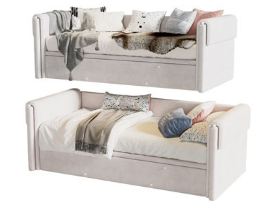 现代儿童床 单人床