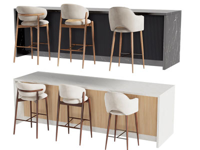 现代吧台吧椅