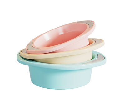 现代塑料盆子 生活用品