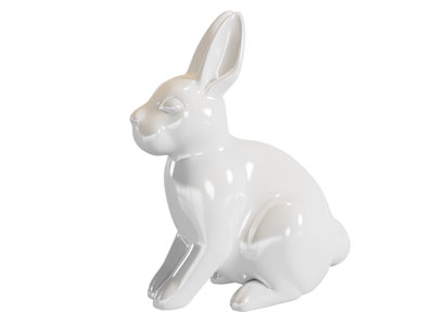 现代陶瓷小兔子雕塑雕刻摆件组合3d模型 现代陶瓷小兔子雕塑雕刻摆件组合