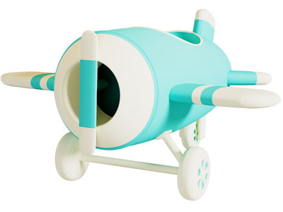 现代卡通飞机 儿童玩具