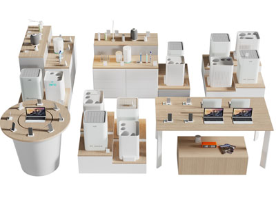 现代手机数码展台 展示展览 摆台3d模型 现代手机数码展台 展示展览 摆台