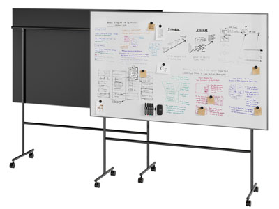 现代办公白板 可移动白板 展示架3d模型 现代办公白板 可移动白板 展示架