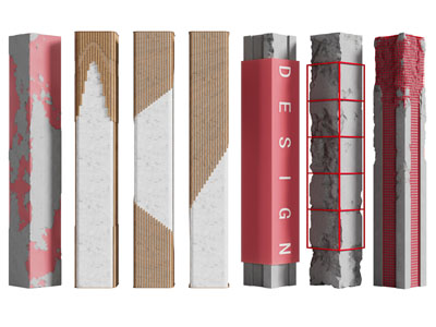 工业风loft方形水泥柱子 混凝土柱子3d模型 工业风loft方形水泥柱子 混凝土柱子