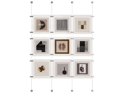 现代装饰挂画 展览墙3d模型 现代装饰挂画 展览墙