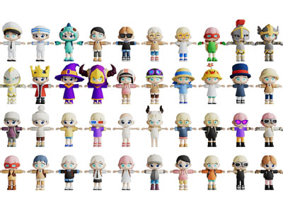 现代动漫游戏影视角色