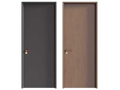 现代木门 平开门 房门3d模型 现代木门 平开门 房门