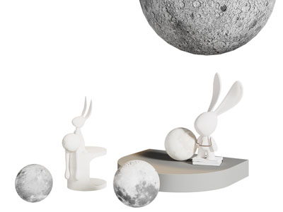 现代月球灯 台灯