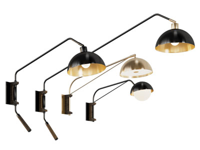 现代金属灯罩壁灯