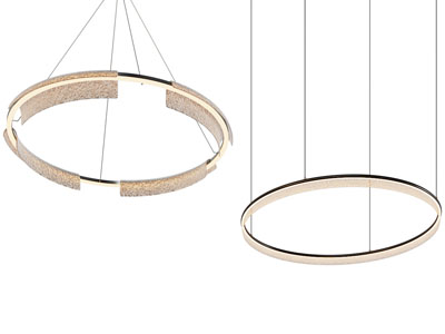 现代圆形吊灯