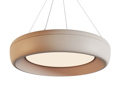 侘寂风圆形吊灯