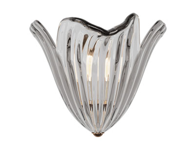 现代玻璃花朵壁灯