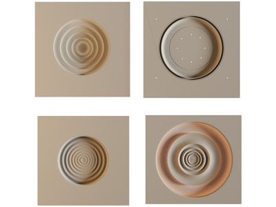 侘寂风天花吊顶3d模型 侘寂风天花吊顶