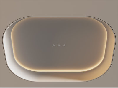 侘寂风天花吊顶3d模型 侘寂风天花吊顶