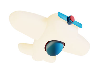 现代卡通飞机造型的吊灯