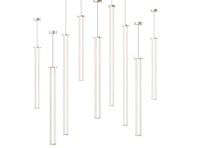 现代垂线棒状吊灯