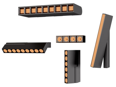 现代格栅灯 射灯 排灯