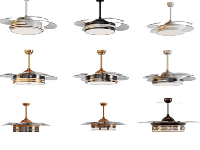 现代吊扇灯 吊灯