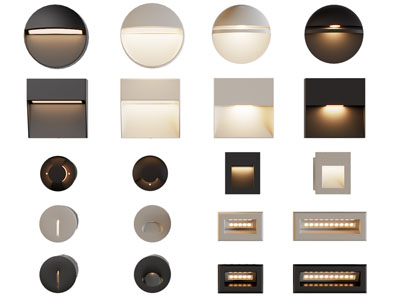 现代梯步灯 感应灯 壁灯