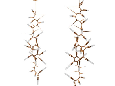 现代数值造型的吊灯