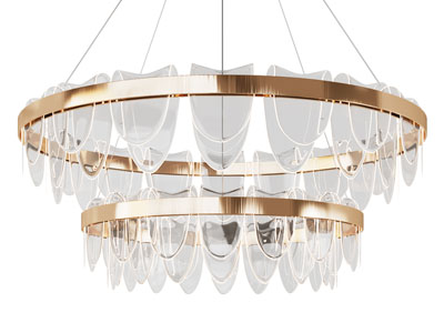 现代轻奢圆形吊灯