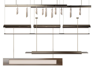 现代一字型吊灯