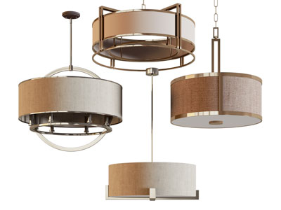 新中式圆形吊灯