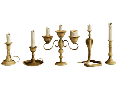 欧式金属烛台 摆件