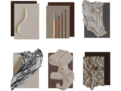 现代墙饰壁灯 立体装饰挂画