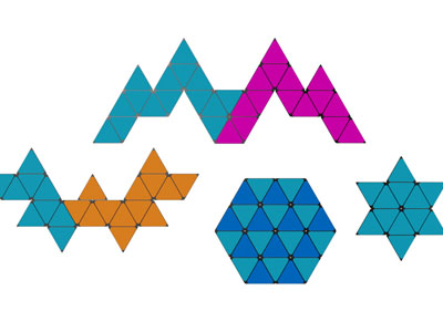 现代几何拼接装饰灯 墙饰挂件