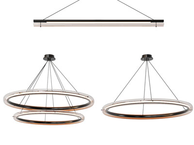 现代圆形 一字型吊灯