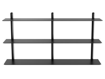 现代开放式置物收纳架3d模型 现代开放式置物收纳架