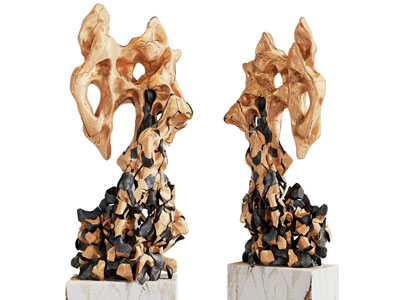 新中式假山 石头雕塑雕刻摆件组合